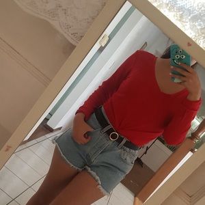 Red long sleeve